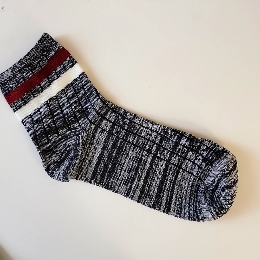 Women Stripe Top Socks 3 Pair Various Colors Polyester Elastane OS New